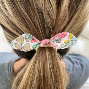 ‘Bunny’ hair ties with liberty print